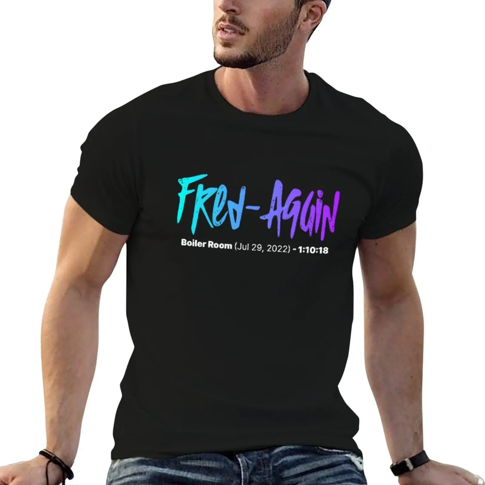 Fred Again Boiler Room T-Shirt cute tops man clothes animal prinfor boys mens champion t shirts