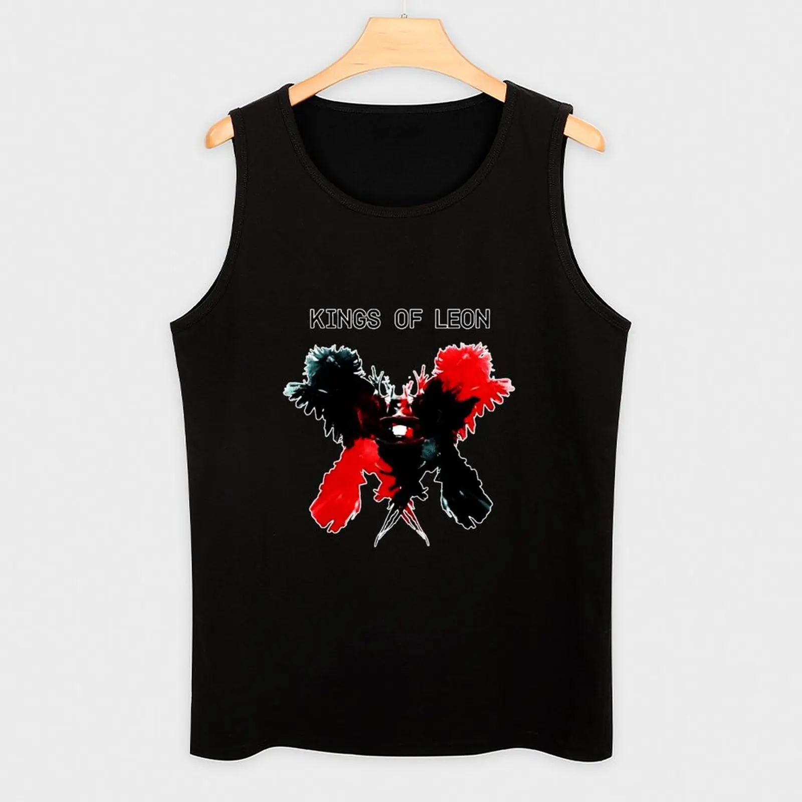 aheupote art Kings of Leon Tank Top Industrial Work Tank Top Durable Sleeveless Top