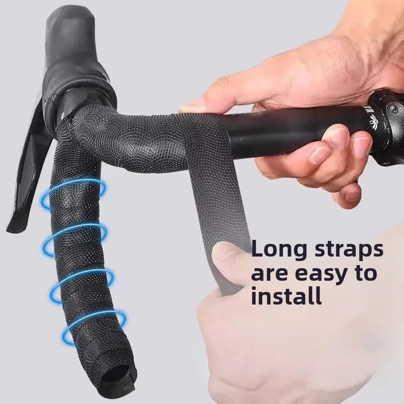 

Boland Silicone Road Bike Tapes Bicycle Handlebar Cover Belts Soft Anti Slip Bike Handlebar Warpper Road Bicycle Handles Tapes