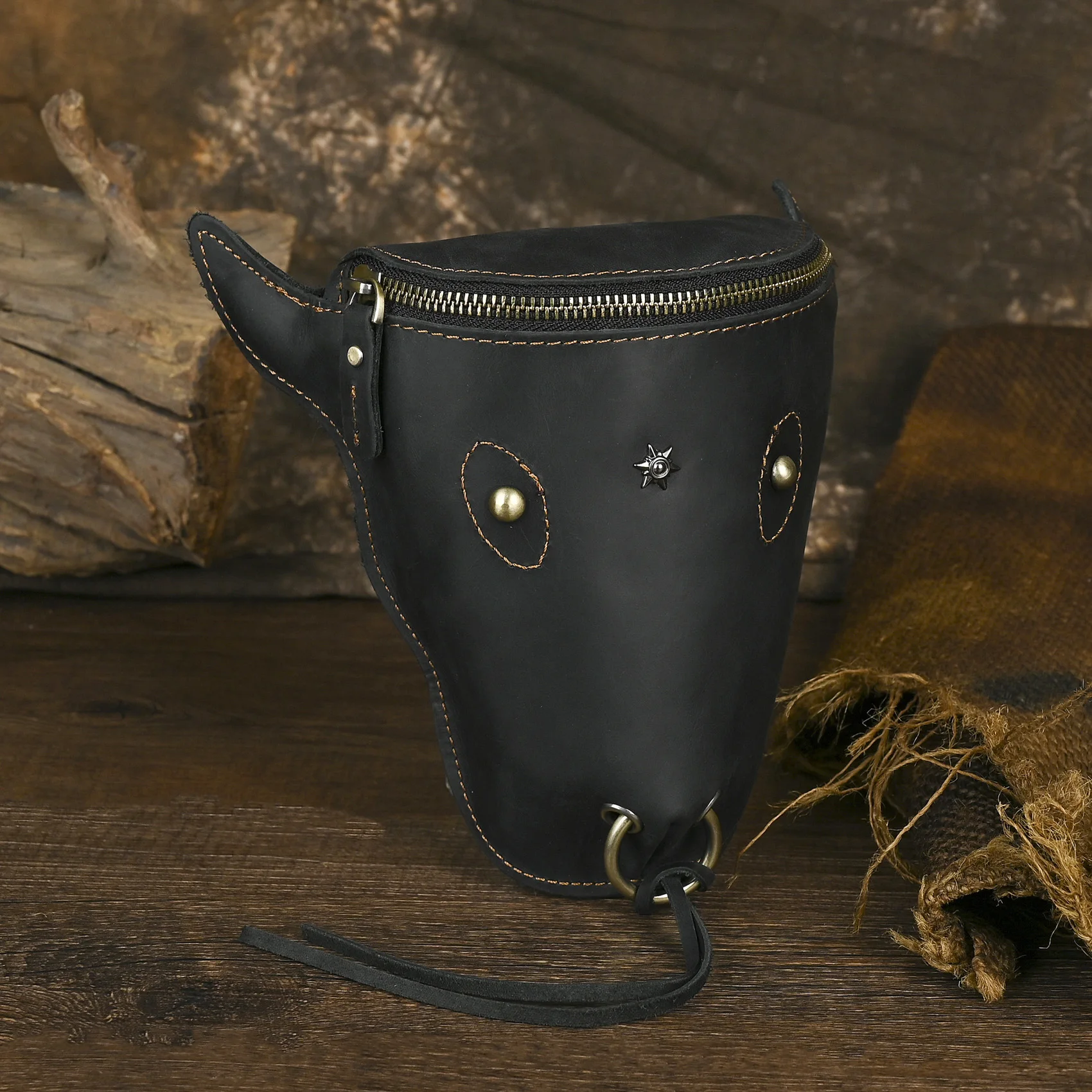 Soft Genuine Leather Small 6\