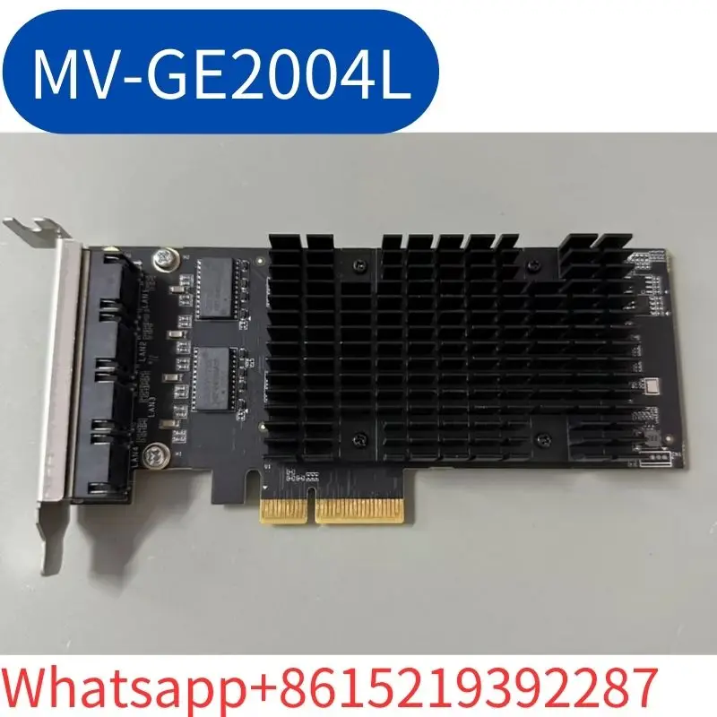 

MV-GE2004L 4-port Gigabit Network Card tested ok Fast Shipping