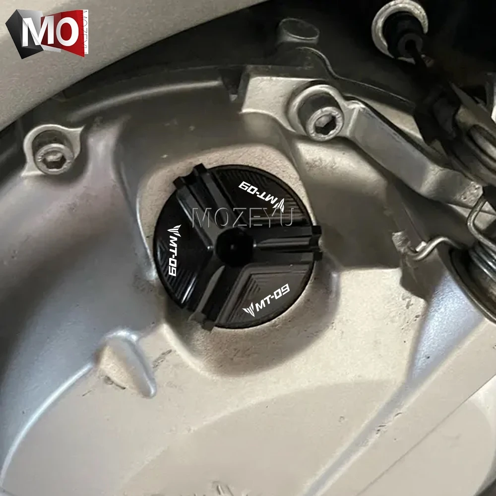 

For Yamaha MT09 MT-09 MT 09 SP FZ09 2014-2020 2021 2022 2023 2024 2025 2026 CNC Motorcycle Engine Oil Filler Cap Oil Plug Cover