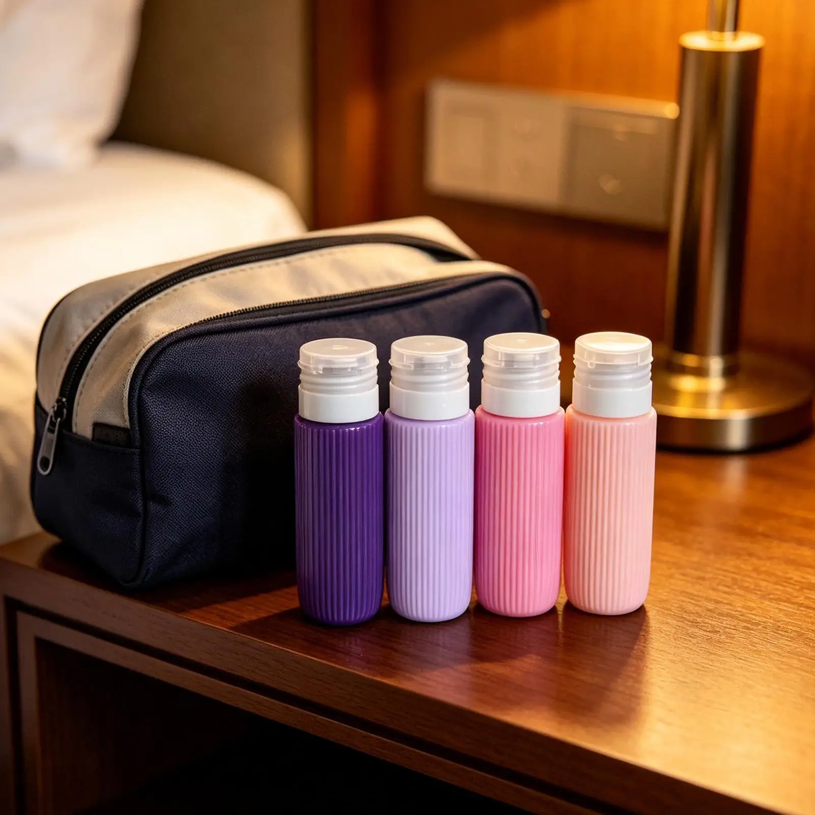 Travel Size Toiletries Bottles Squeeze Leakproof Conditioner Containers Travel Toiletry Containers For Vacation Airplane Hotel