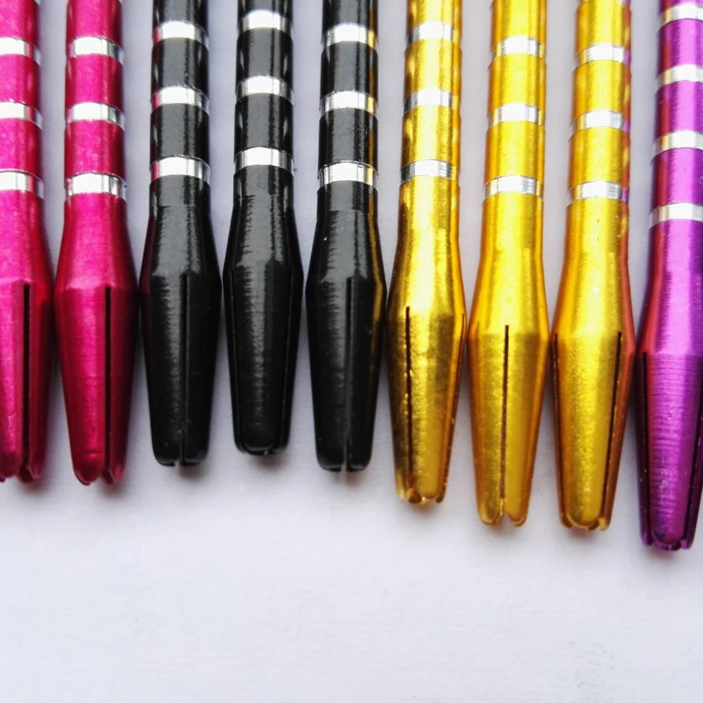 

9 pcs Lines Aluminium Multicolor Durable For 4.5Mm Tips Tips Metal Shafts Sport Game Aluminium Shafts Collecting
