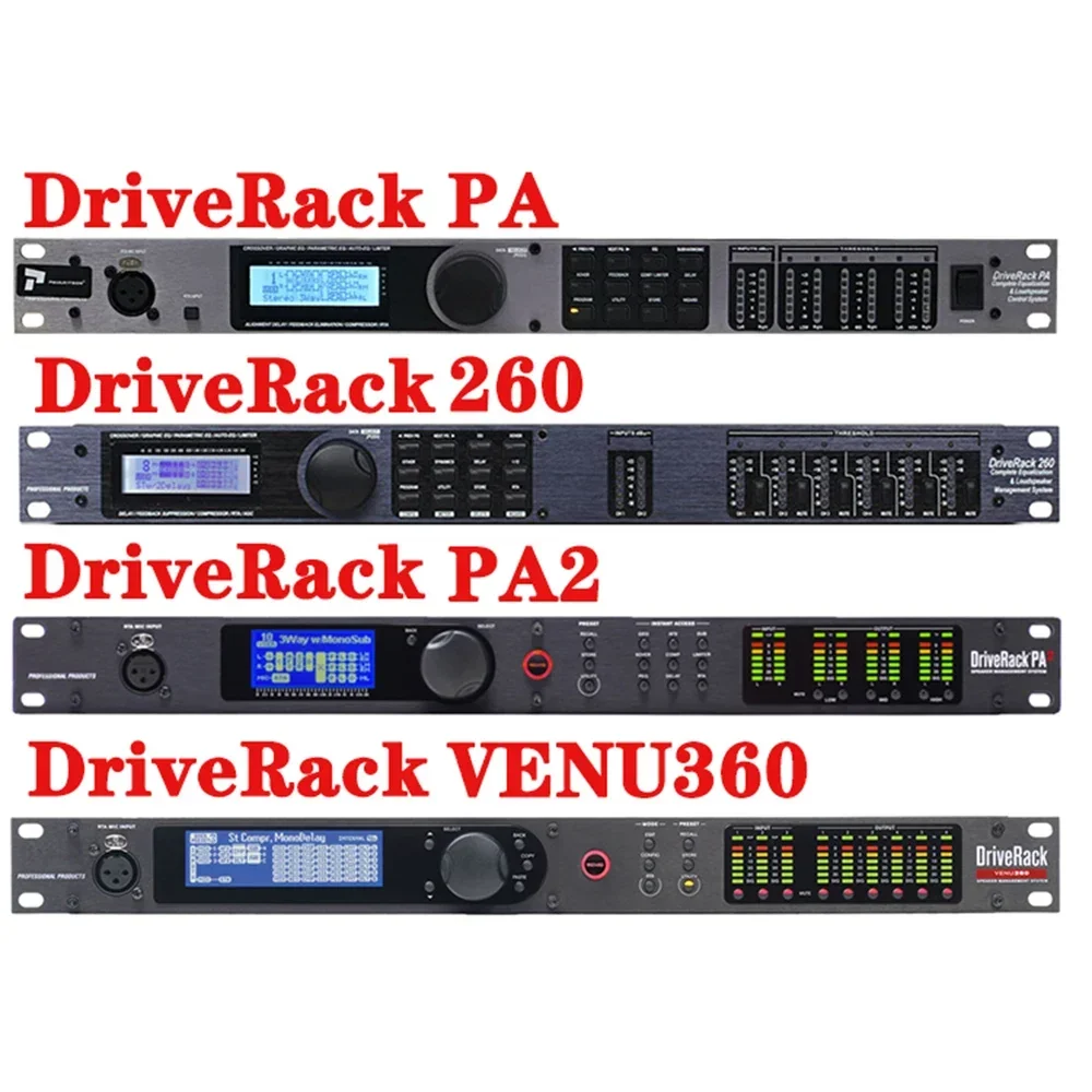 Audio Processor DBX VENU360 Professional Digital DriveRack Audio Effects Processor Digital Audio Processor Speaker Management