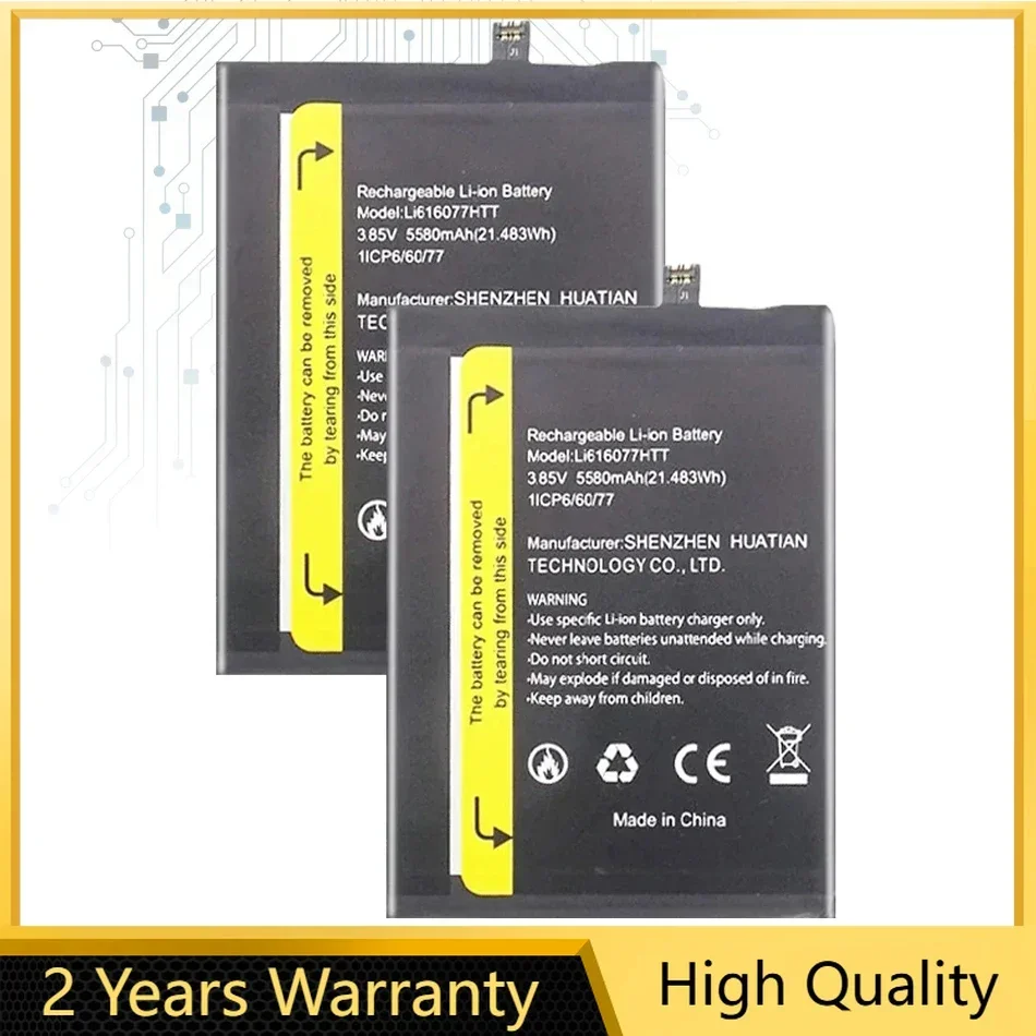 Mobile Phone Battery Li616077HTT (BV5100) 5580mAh For Blackview BV5100 BV 5100 Batterij