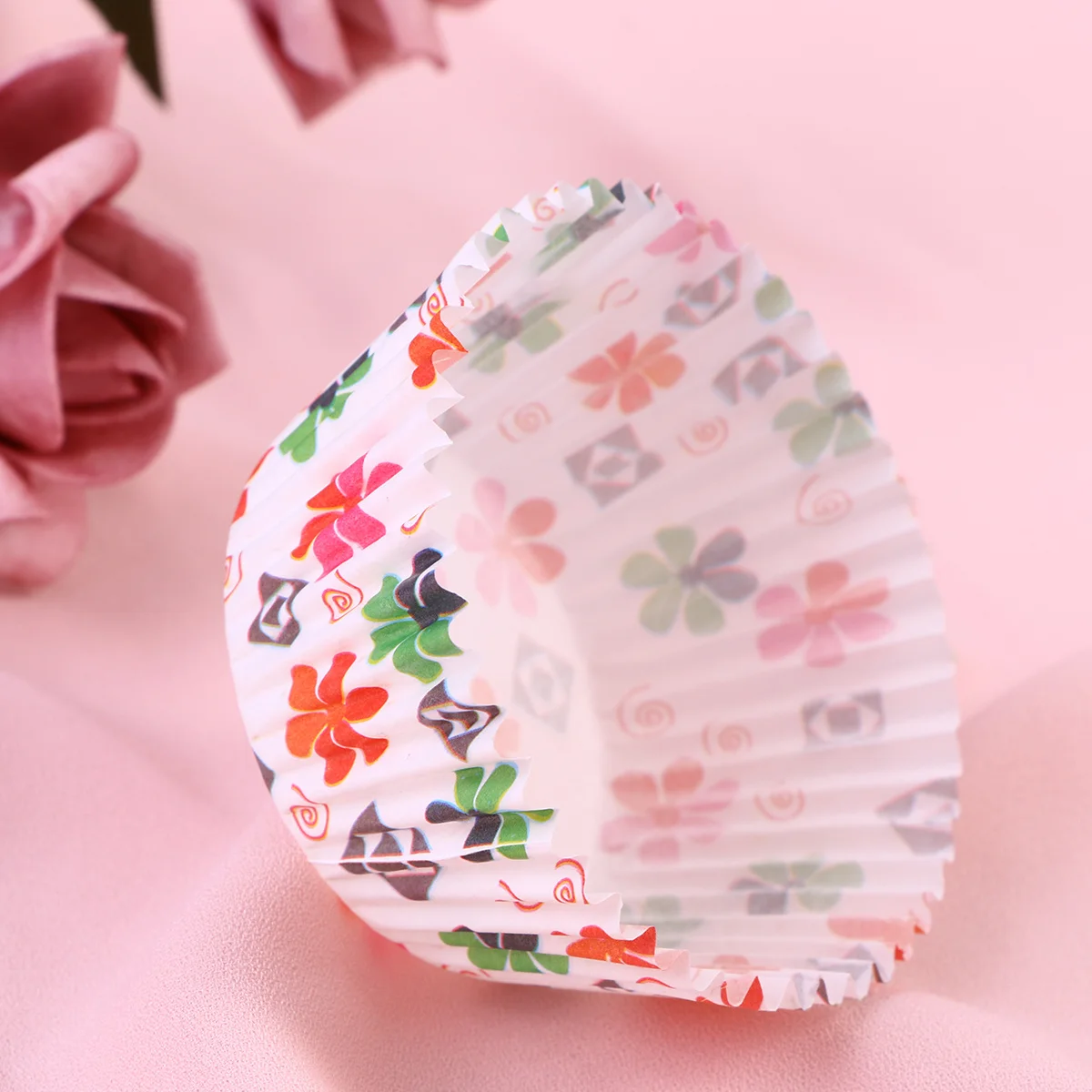 

100Pcs Paper Baking Cups Colorful Cupcake Liners Ecofriendly Party Cupcake Wrappers for Wedding Birthday Anniversary