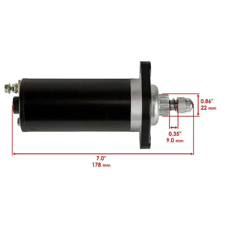 Electrical Starter Motor for Yamaha 682-81800-11 682-81800-12 6L2-81800-20 Outboard S106-12 Watercraft