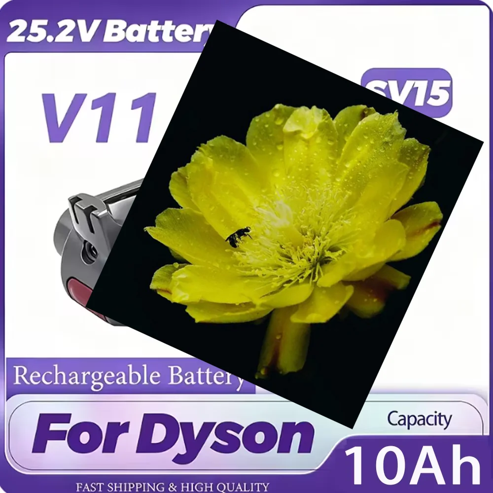 

25.2V 10000mAh Li-ion Rechargeable Battery For Dyson V11 Total Clean Battery Handheld Vacuum Cleaner Spare Battery