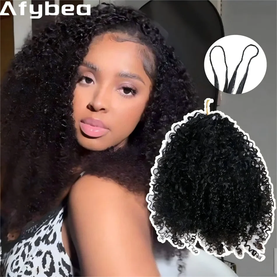 

Наращивание волос из натуральных волос: кудрявые пряди без узлов, предварительно разделенные, для крючкового плетения, бирманские кудри, мягкие на ощупь, для чернокожих женщин, 30 дюймов