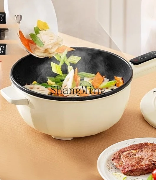 ZYY wok elettrico integrato per uso domestico padella antiaderente stir-fry cucina a doppio scopo stir-fry stufato