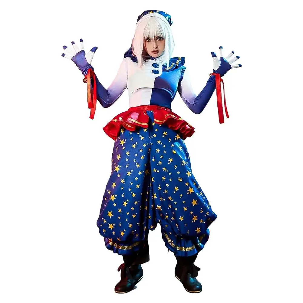 Gioco horror Orso Cosplay Moondrop joker Top Pantaloni Vestiti Festa Travestimento Donne Gioco di ruolo Costume di Halloween Carnevale Abiti