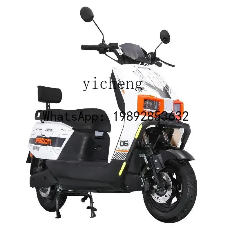 Motocicleta eléctrica de alta velocidad AB, vehículo eléctrico para adultos, carga para llevar, batería de súper larga duración, motocicleta eléctrica