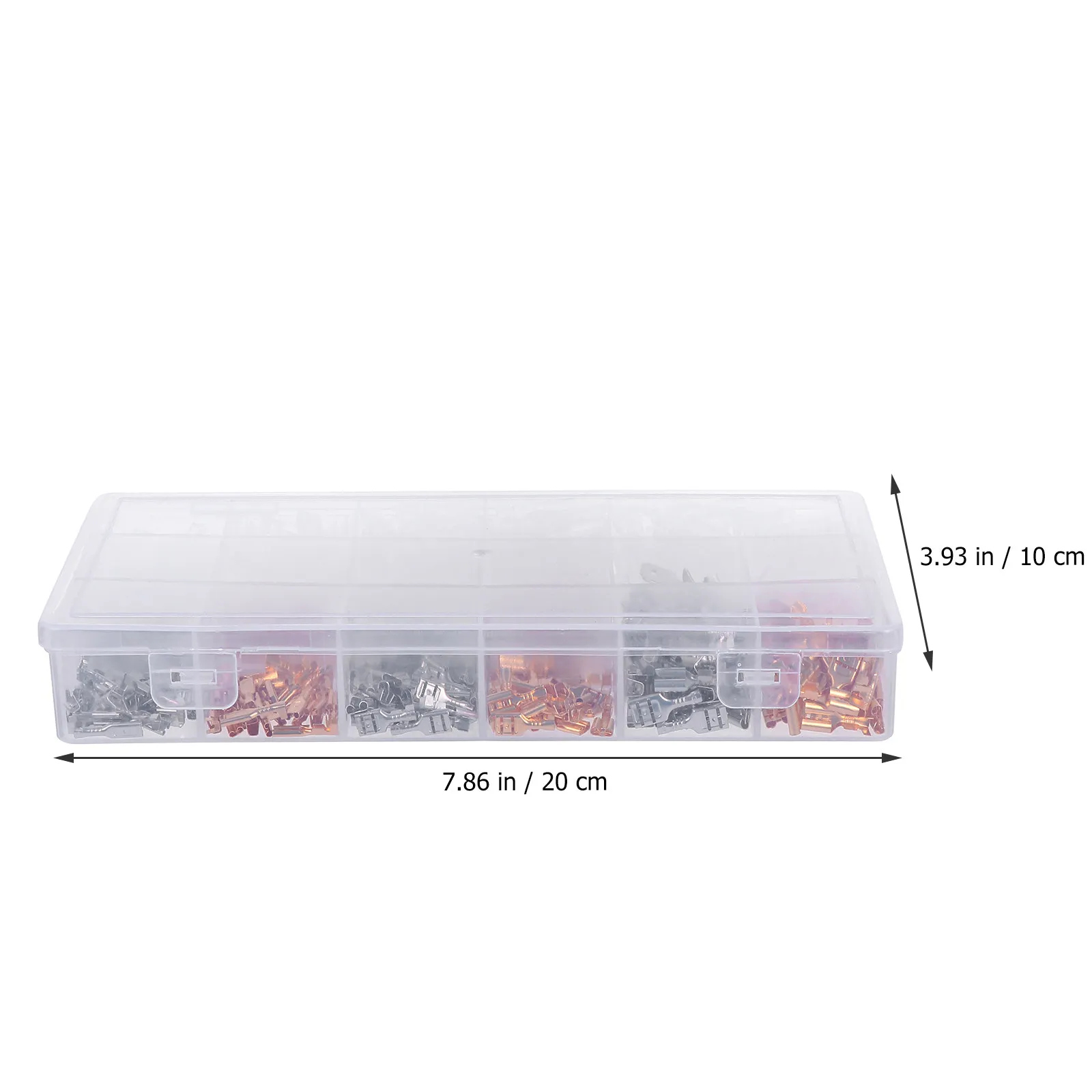 540Pcs Spring Insert Assembly Set Cold Pressed Terminal 2.8 4.8 6.3mm Wire Connector Electrical Crimp for Vehicle Home Repairs