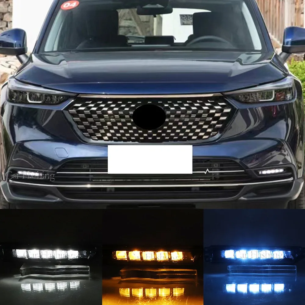 For Honda 2023-2024 XRV Binzhi HRV low rise lens fog light LED flowing turn signal
