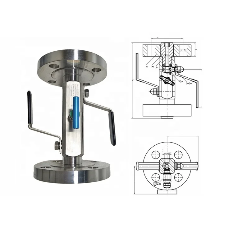 

Double Block and Bleed Needle Valve an Instrument Isolation Valve