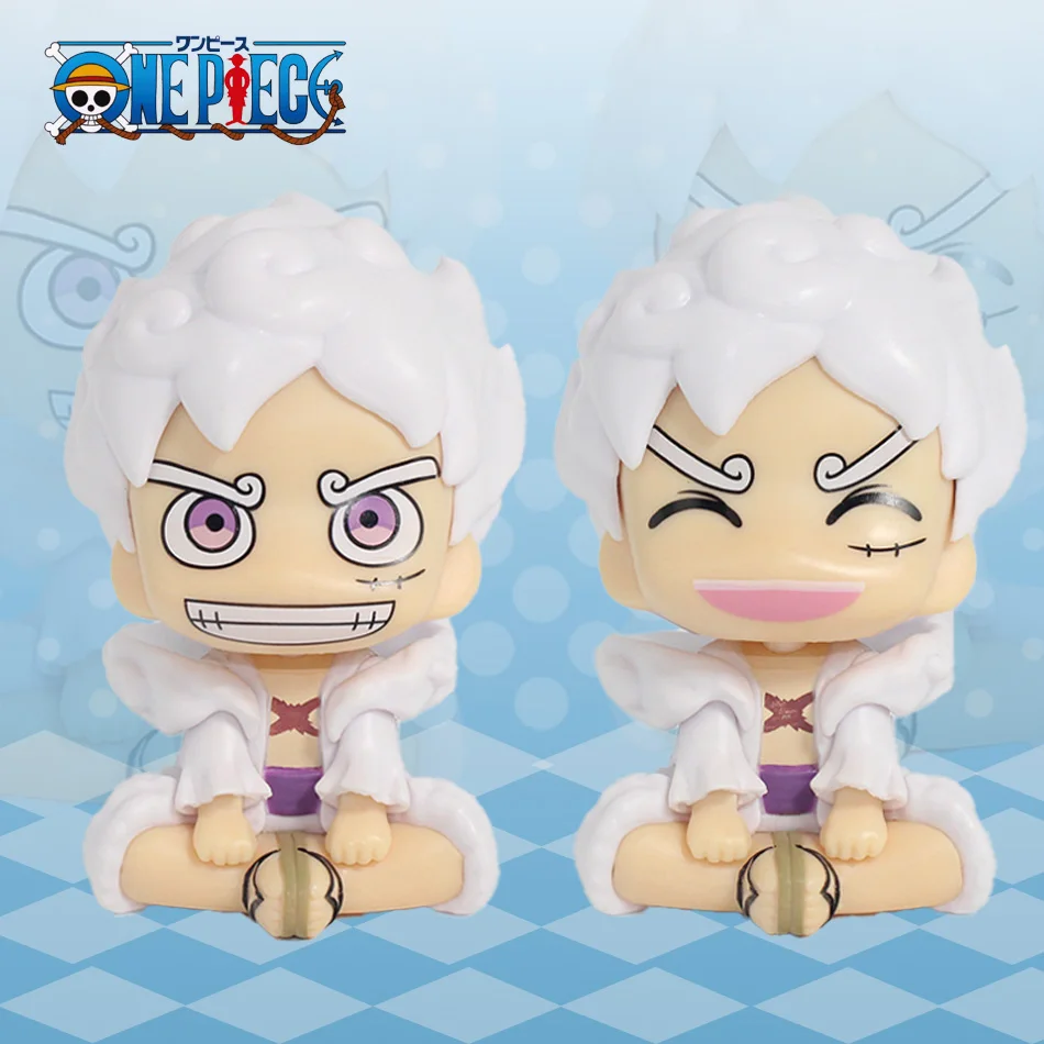 Figura de Anime de una pieza de 10cm Look Up Gear 5 Monkey D. Figura de acción de Luffy versión Q figura de Luffy colección de P