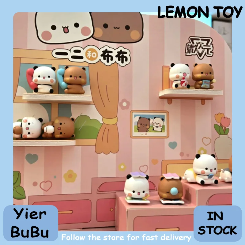 Genuine Yier And Bubu Couple'S Daily Life V3 Series Blind Box Cute Figurine Collection Desktop Ornament Fashion Trend Gift