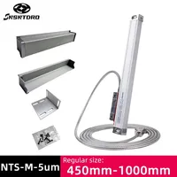 NT-M-5um  High Precision Milling Lathe Grinder DRO Linear Glass Scale 450mm-1000mm TTL  5VDC Grating Ruler Sensor Displacement