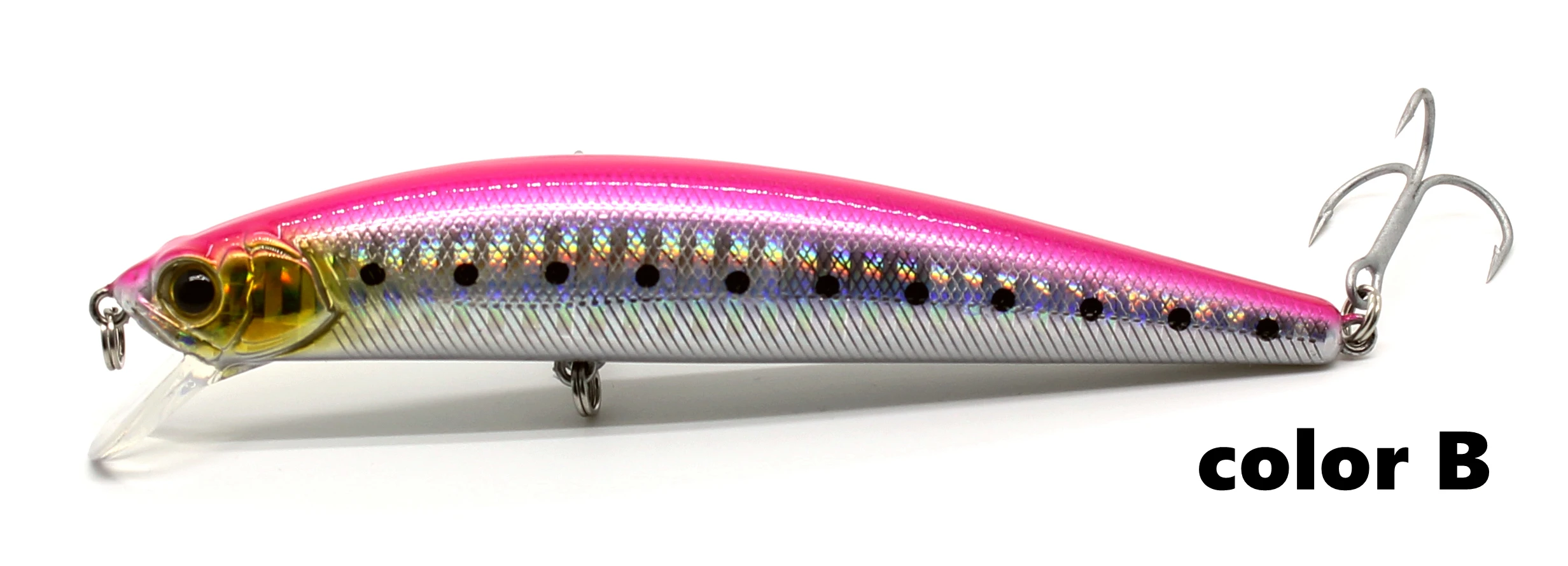 AOCLU-Harter Köder-Kurbel, sinkende Minnow, frisches Salzwasser, Inshore-Boot, konventionelles Strand fischen, 4 # VMC-Haken, 110mm, 23g – Detail 7
