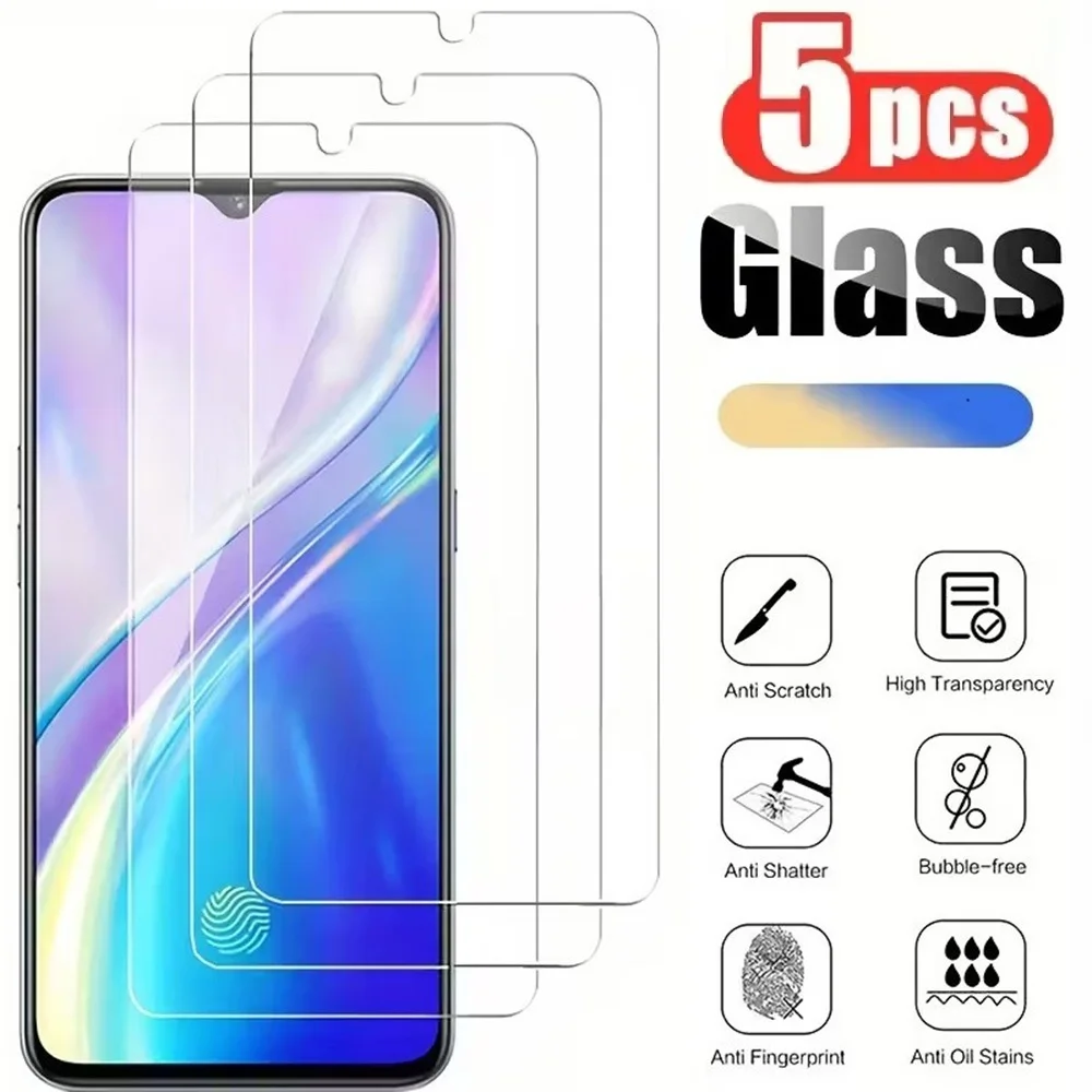 5 Stück HD gehärtetes Glas für Xiaomi Redmi 12C Displayschutzfolie 5G