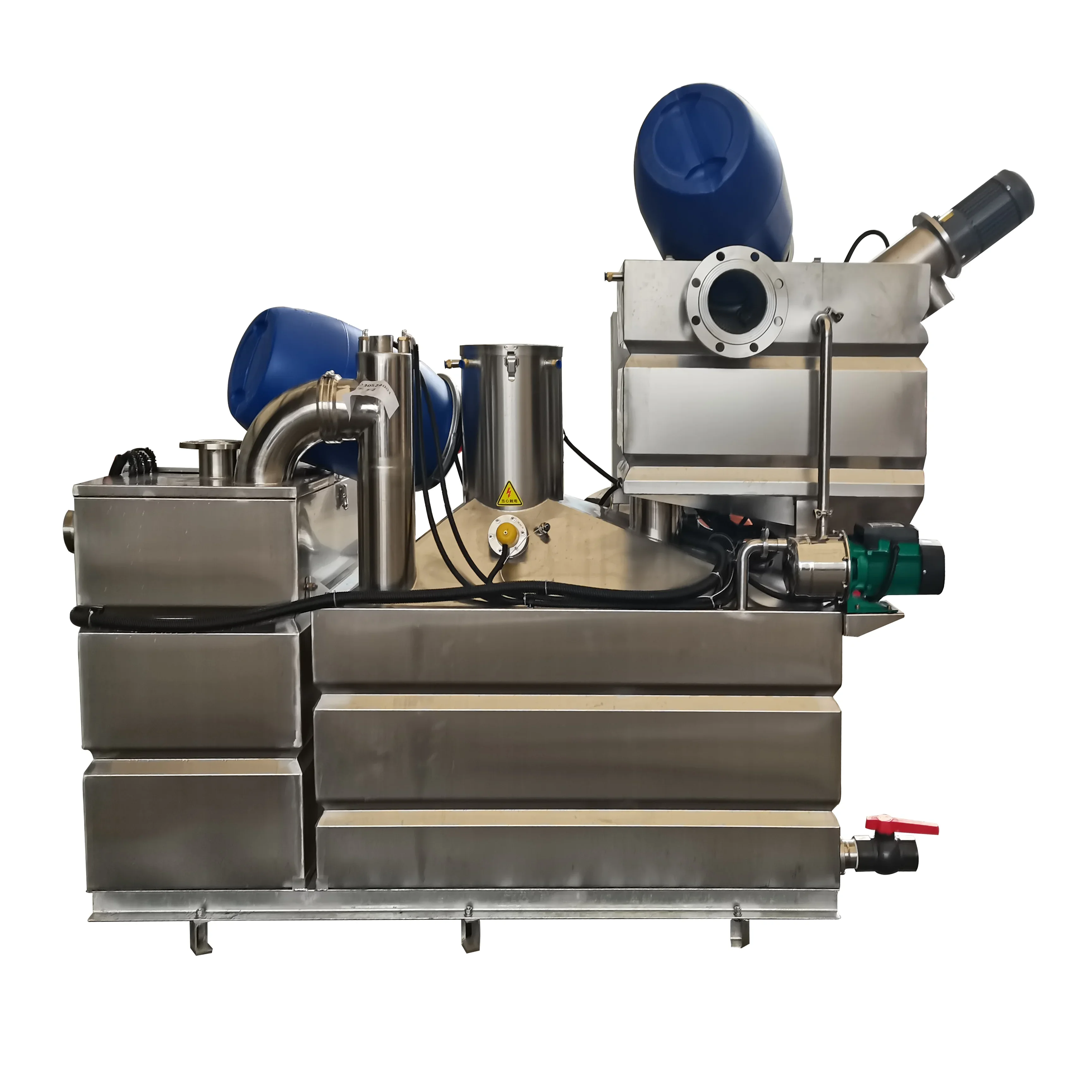 Kitchen Grease Trap / Hotel Grease Trap SUS 304 Kitchen Restaurant Equipment Stainless Steel Oil Water Separator