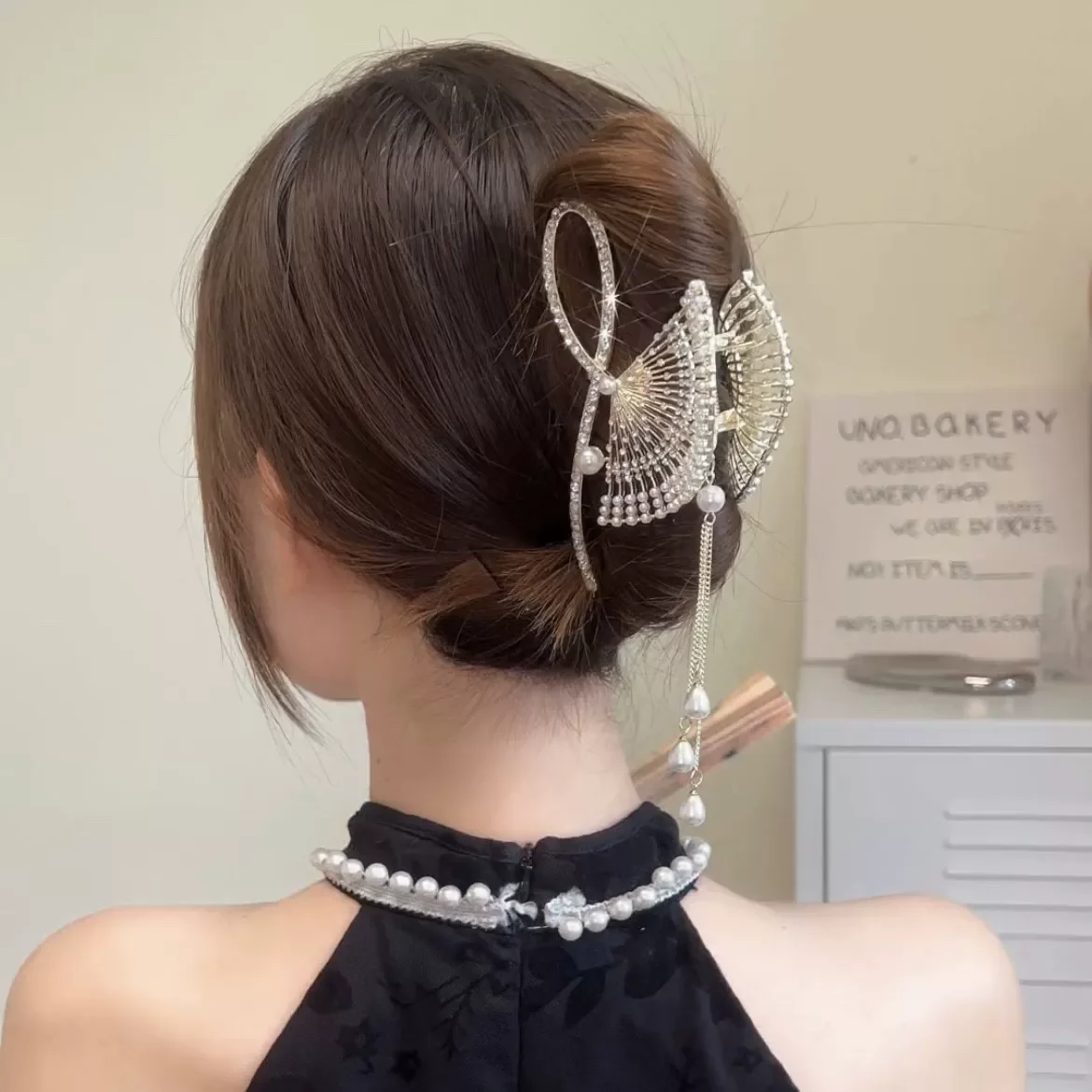Chinese Style Exquisite New Headwear Female Hair Accessories for Women Ladies Tassels Alloy Crab Hair Clip Hair Styling Tools