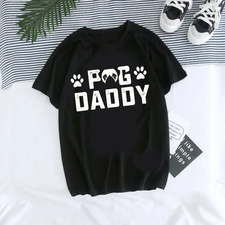 Cute Pug Shirt Men Women Funny Cartoon T Shirt Y2k 90s Harajuku Graphic Ulzzang T-shirt Mange Print Tshirt Aesthetic Tops Tees