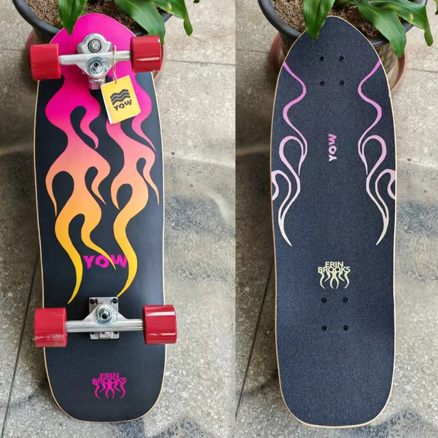 YOW land surf skateboard longboards whole kits good quality spring system branded with trucks wheels bearings and tools 6