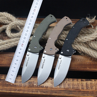 Cold 62RQ EDC Pocket Folding Knife AUS-10A Steel Outdoor Camping Hunting Bushcraft Survival Tools 10'' Large knives for men gift