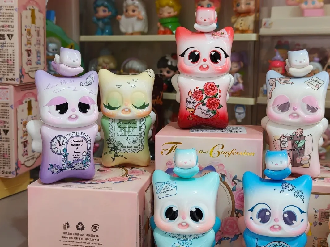 

New Genuine Pitty V3 Blind Box Flower And Confession Series Mystery Box Cute Desktop Ornament Toy Girl'S Birthday Surprise Gift
