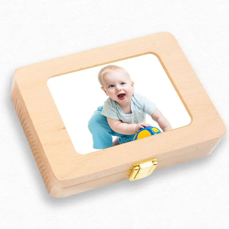 Baby Teeth Box Tooth Fairy Boxes Kids Tooth Storage Holder