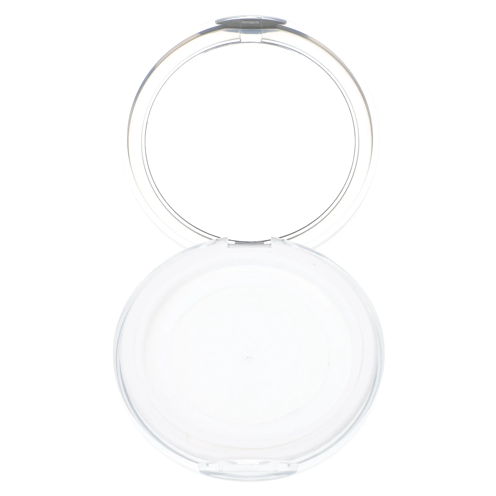 ตลับแป้งฝุ่นแบบพกพา 2 ชิ้น ขนาดกะทัดรัด บางเฉียบ ทนทาน พร้อมกระจกตาข่ายยืดหยุ่น เติมได้ พกพาสะดวกสำหรับการเดินทาง