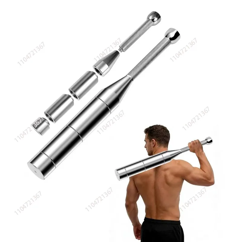 Weighted Steel Indian Club Adjustable Fitness Clubbell Arm Strength Wrist Hand Grip Exerciser Equipment 1pcs