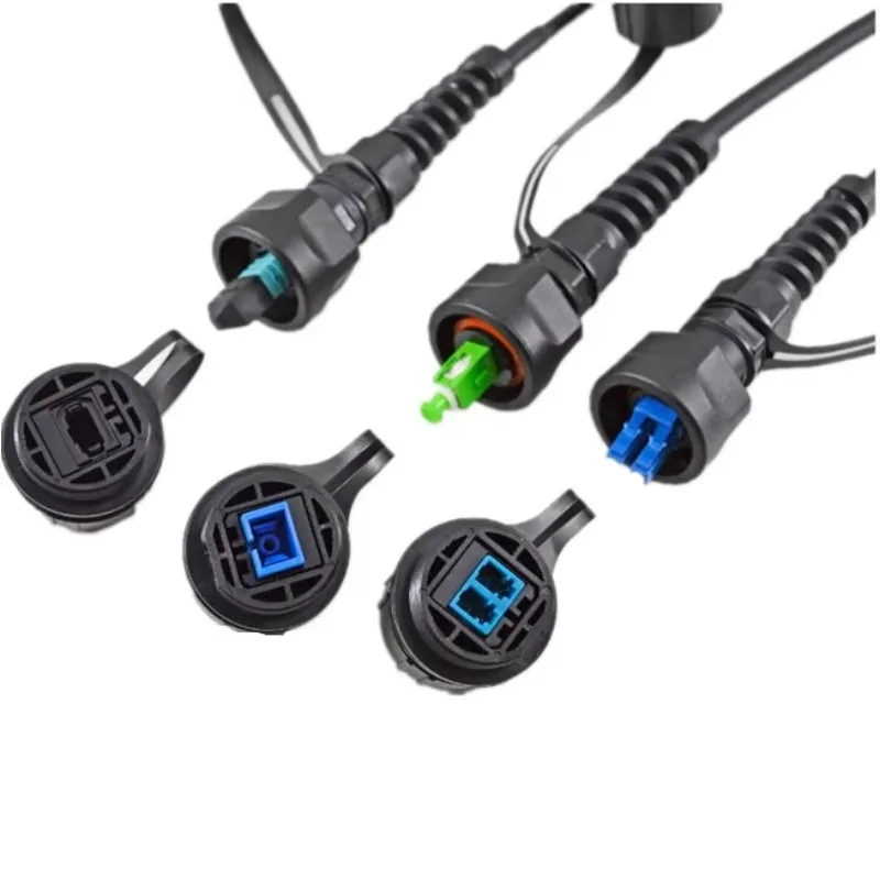 12-core 24-core IP67 outdoor waterproof single-mode MPO MTP reinforced fiber optic patch cable for Outdoor Installation
