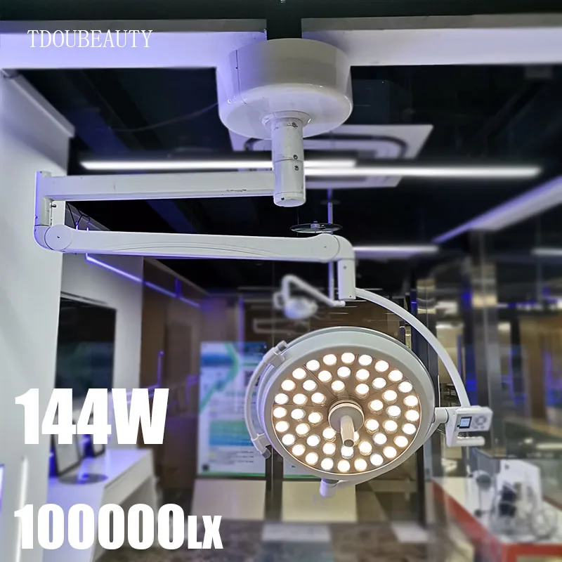 TDOUBEAUTY Celling Medical Operation Room Theatre LED Shadowless Light 150W lampa stomatologiczna Pet lampa chirurgiczna tatuaż Light90v-230V