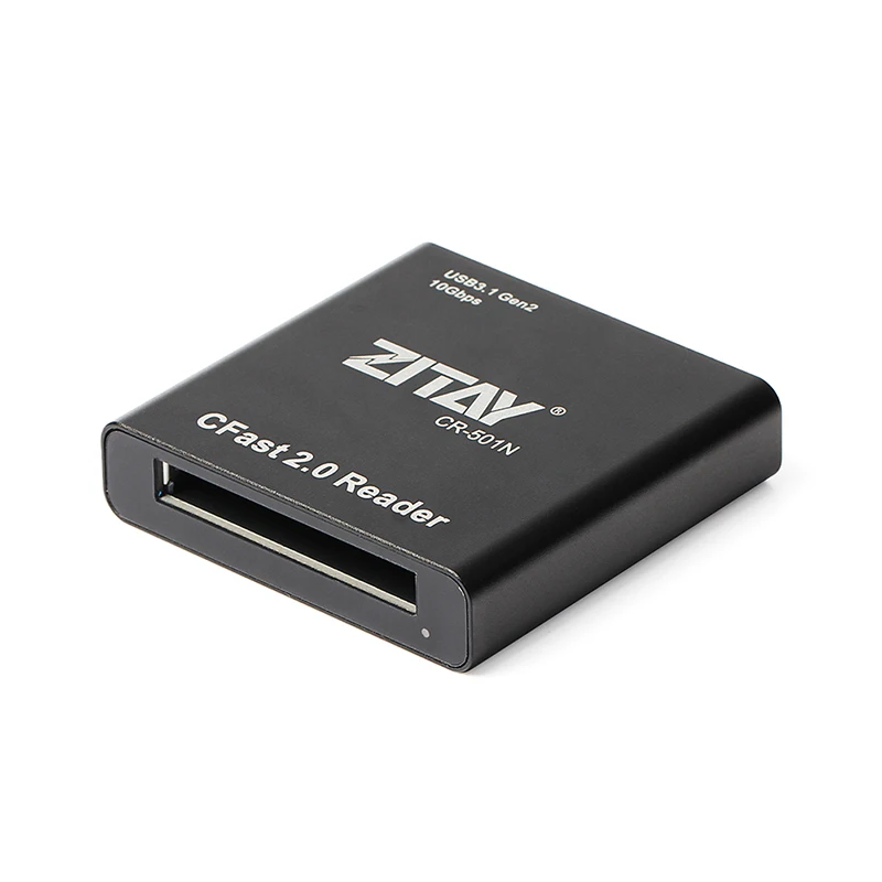 Imagem -02 - Zitay Cfast 2.0 Leitor de Cartões Usb3.1 Cfast 2.0 Leitor de Cartões Tipo-c Adaptador de Cartão de Memória Portátil