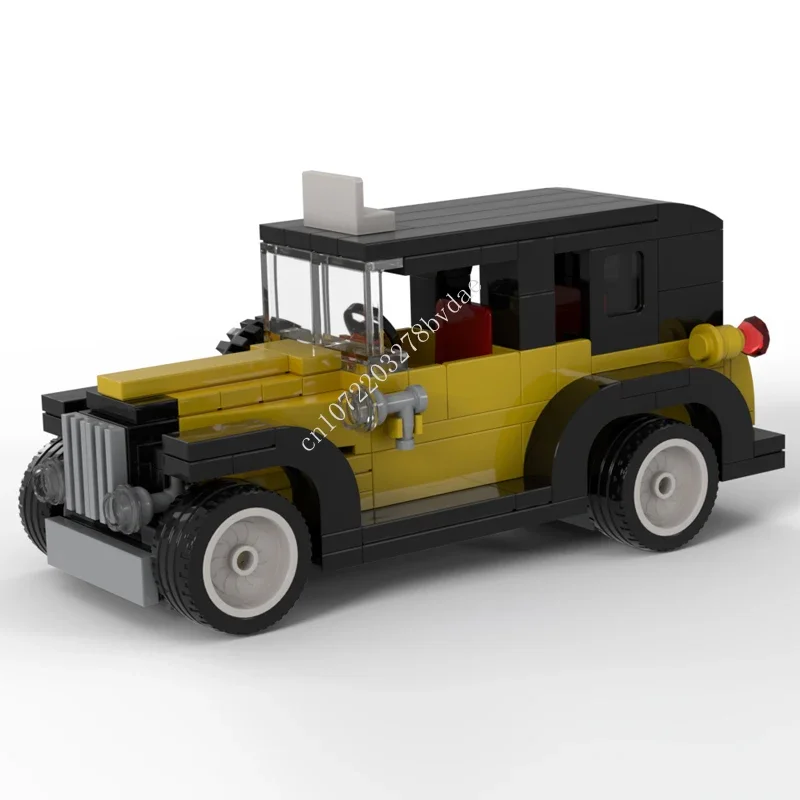 

161PCS MOC Speed Champions Hot Rod Style SC 1930's Taxi Model Building Blocks Technology Bricks Creative Assembly Kids Toys Gift