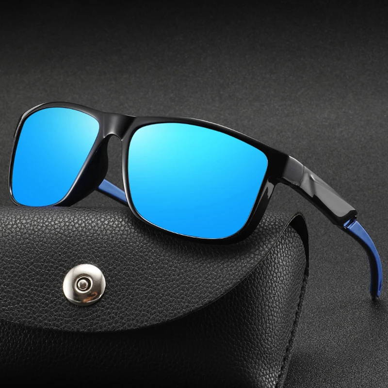 Men Polarized Sunglasses Square Cycling Outdoor Sports Sun Glasses UV400 Shades Photochromic Eyewear