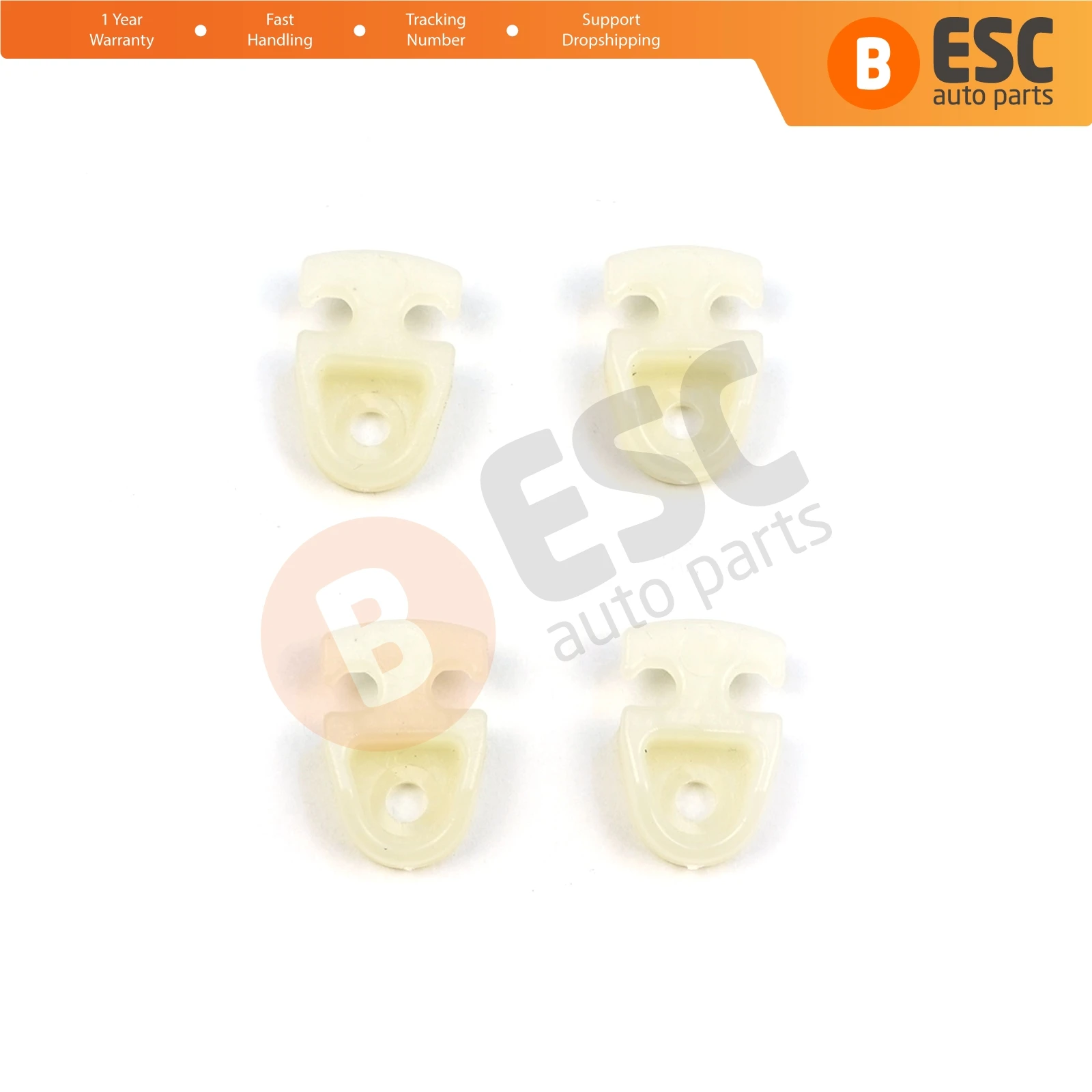 ESR522-1 4 Stück Sonnendach Sonnenschutz Abdeckung Polsterclips für Audi A6 S6 RS6 C6 4F 2004-2011 A4 B7 8E/8H 2004-08 4F0877255B