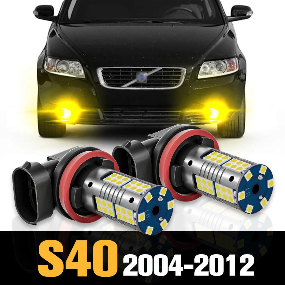 

2pcs Canbus LED Fog Light Lamp Accessories For Volvo S40 2004-2012 2005 2006 2007 2008 2009 2010 2011