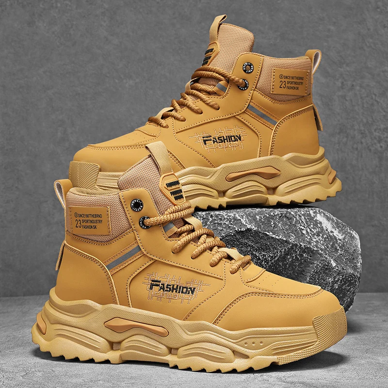 

Men's Shoes 2025 New Autumn Trendy Brand Torre Men's Thick Sole Increased Casual Flow Reflective Sports Running Trendy Shoes
