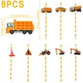 8pcs straws