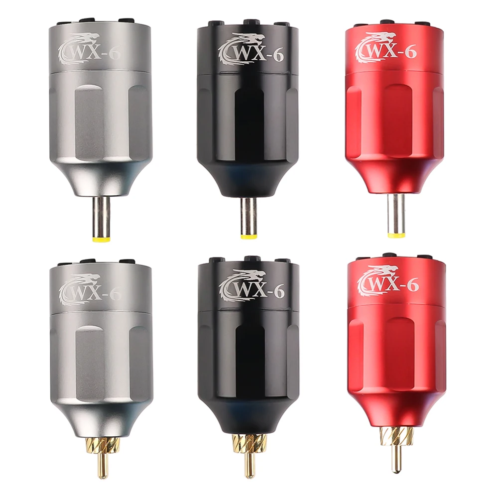 

Mini WX-6 Wireless Tattoo Battery RCA/DC Interface LED Display Rechargeable Portable Tattoo Power Supply for Tattoo Pen Machine