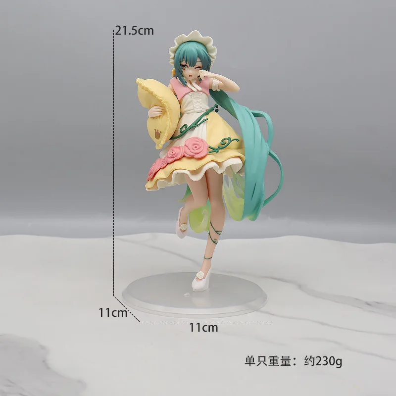 New Anime Miku Cute Kawaii Virtual Singer Miku Manga Statue Figurines Pvc Action Figure 15~25cm