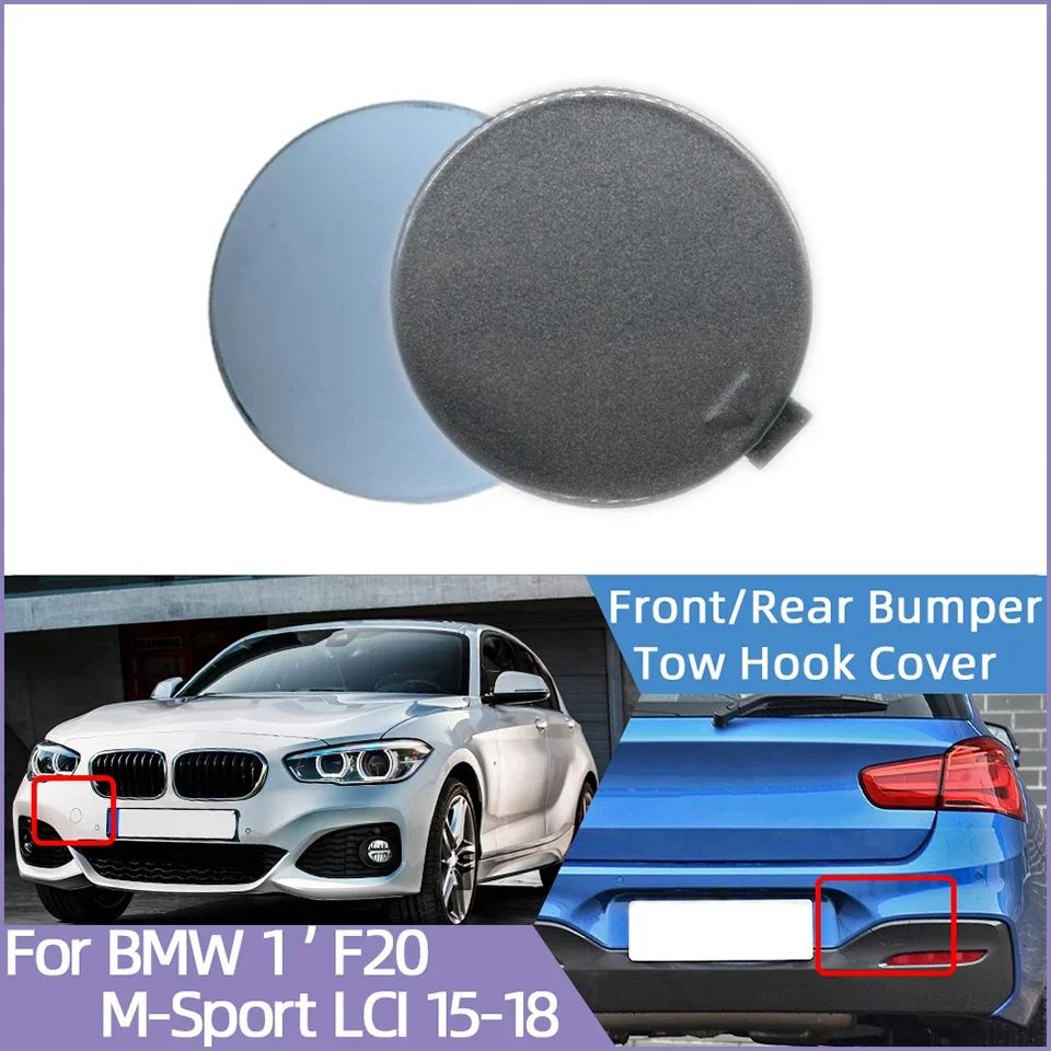 Auto Bumper Towing Hauling Hook Cover Lid For BMW 1 Series F20 LCI M-Sport 2015 2016 2017 2018 51118064578 51128060301 Hatchback