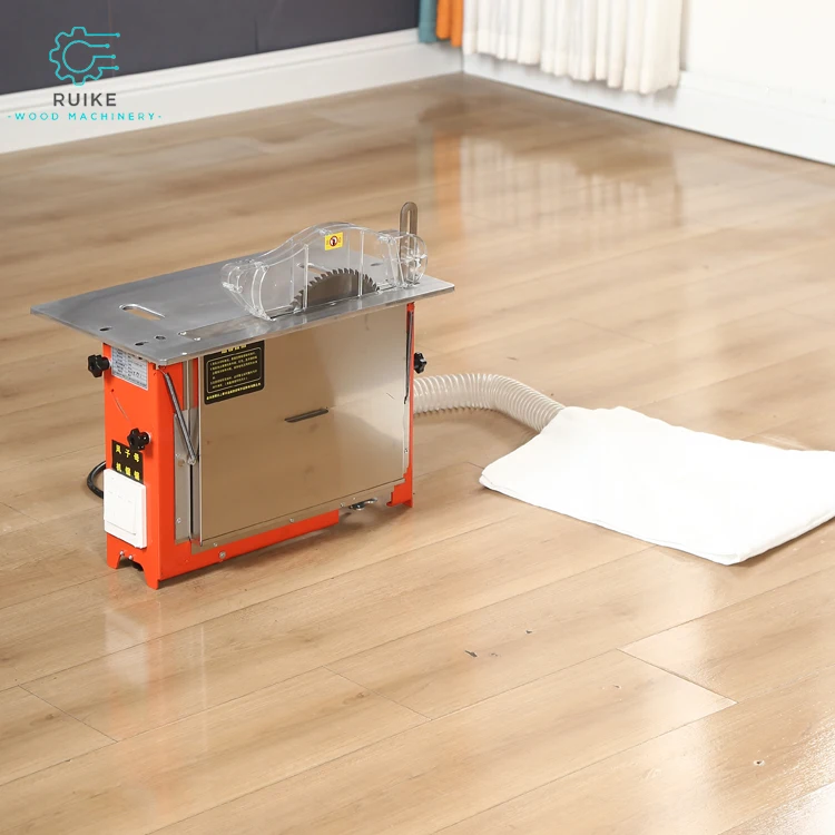

Portable Small Table Saw Manual Single Saw Head Brush Wood Cutting Machine Multi-Function Horizontal Small Table Saw