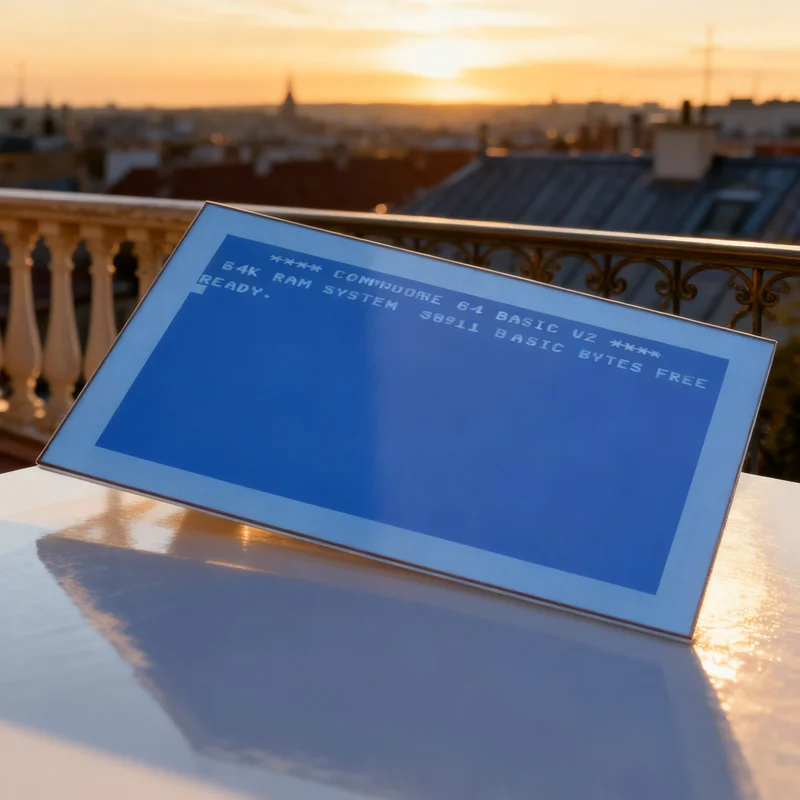 

33648pcs MOC Giant C64 Startscreen With Frame On 8x8 Creator Model Building Blocks DIY Gift Creative Collectible Display Decor