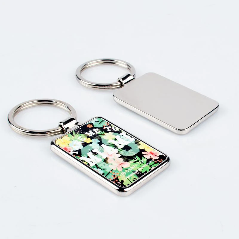 

100pcs/Lot Metal Keychains Series Various Shapes Sublimation Metal Keychain Blanks for Custom Printing