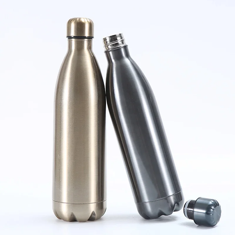 ZOUNICH 304 Stainless Steel Coke Bottle American Small Mouth Straight Drink Sports Water Bottle Outdoor Portable Insulation Cup